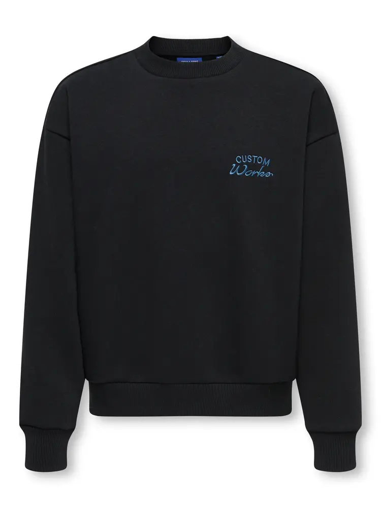 Only & Sons OSJCERES RLX UNION LS CREW - Black
