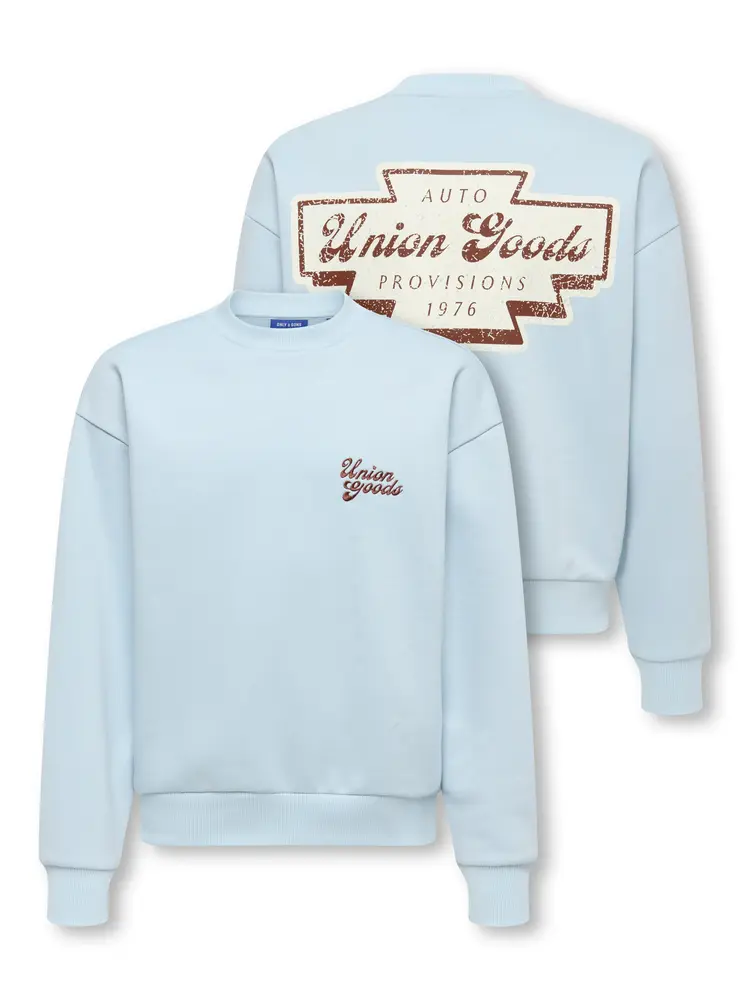 Only & Sons OSJCERES RLX UNION LS CREW - Skyway