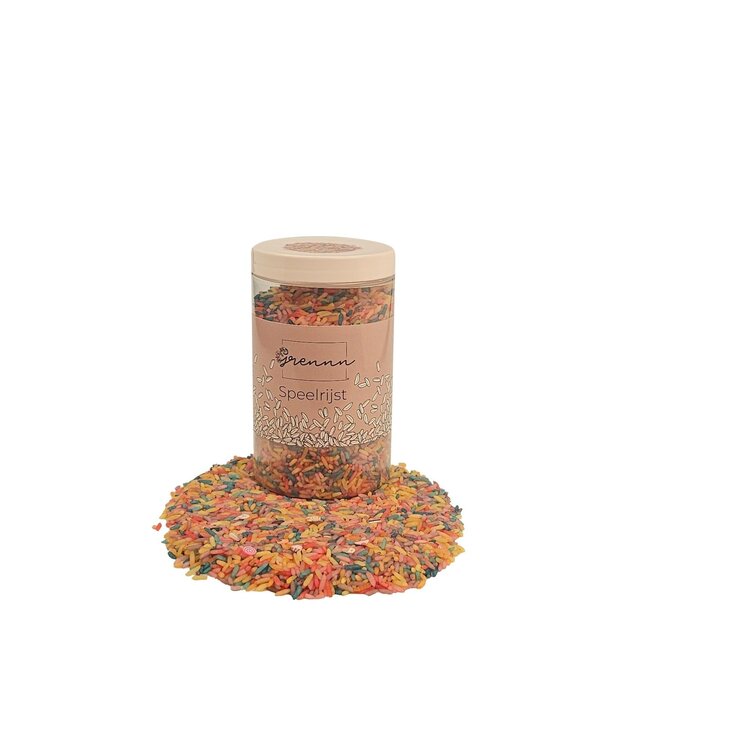 Grennn Grennn speelrijst Candy mix 750 gram