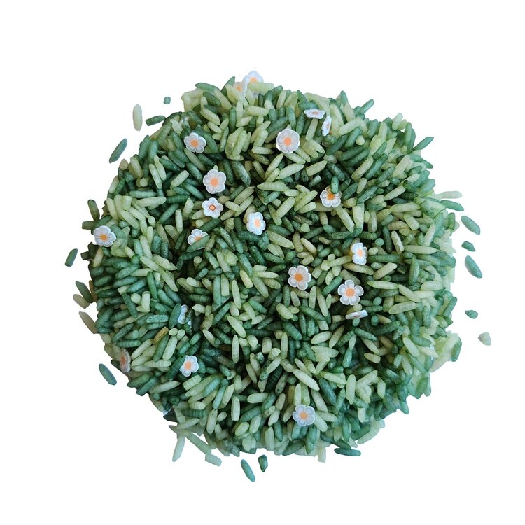 Grennn Grennn speelrijst white flower mix 750 gram