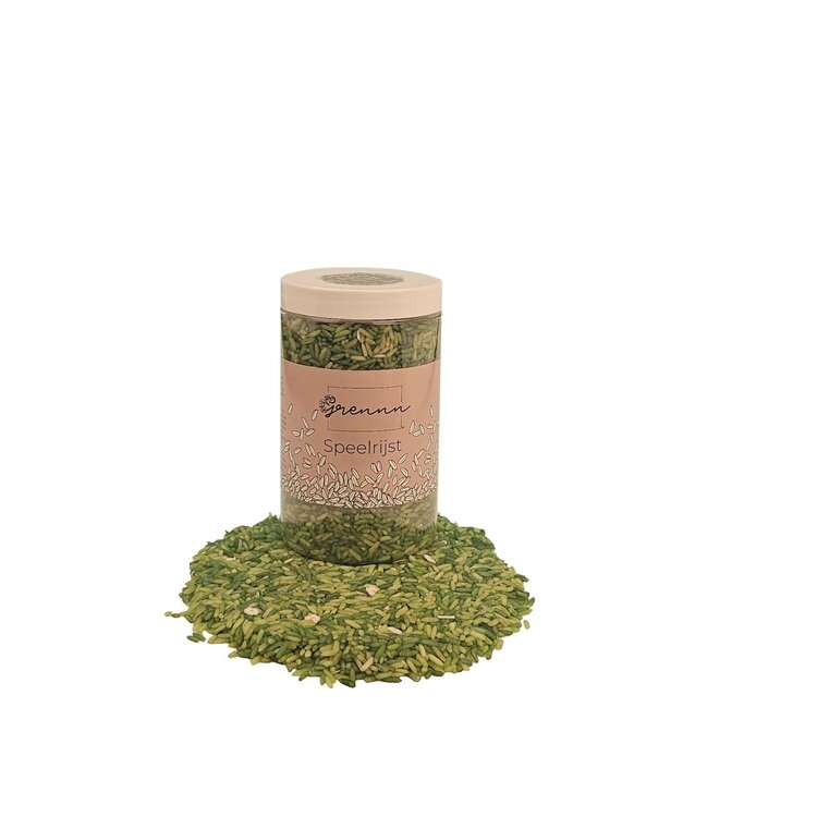 Grennn Grennn speelrijst white flower mix 750 gram