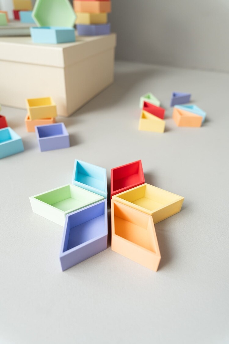 Grennn Grennn speelbakje 'mandigo' diverse kleuren ruit