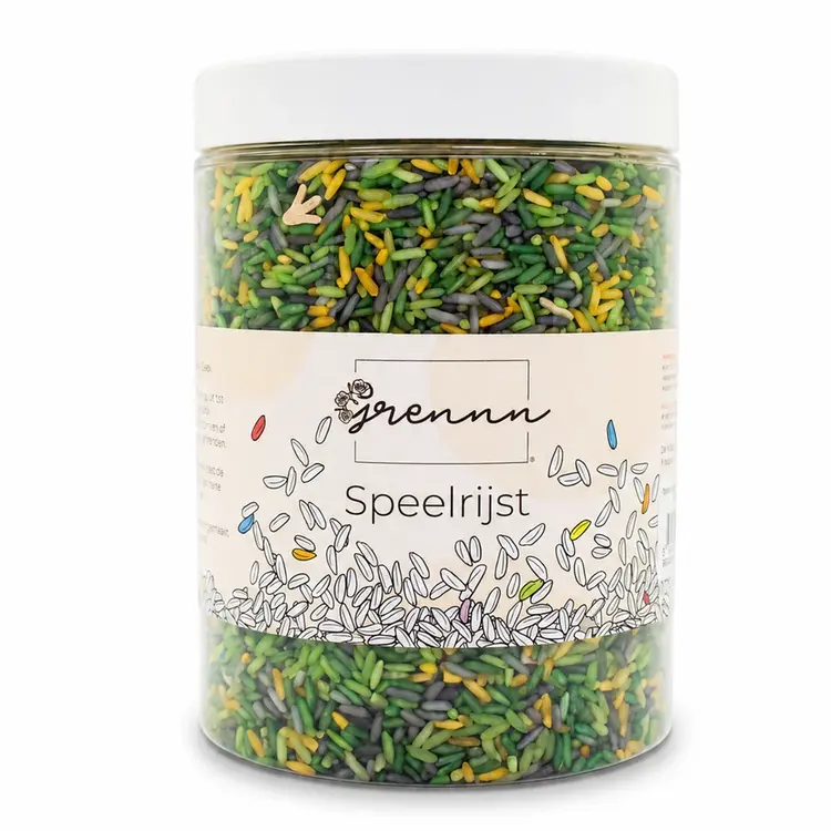 Grennn Grennn speelrijst dino mix 750 gram