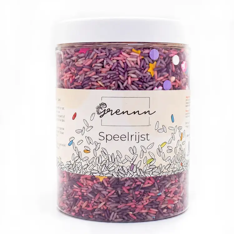 Grennn Grennn speelrijst fantasy mix 750 gram