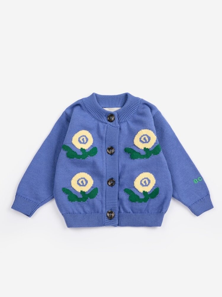 Bobo Choses Stamp Bloom cardigan