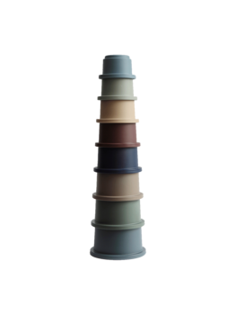 Mushie Mushie - Stacking cups forrest