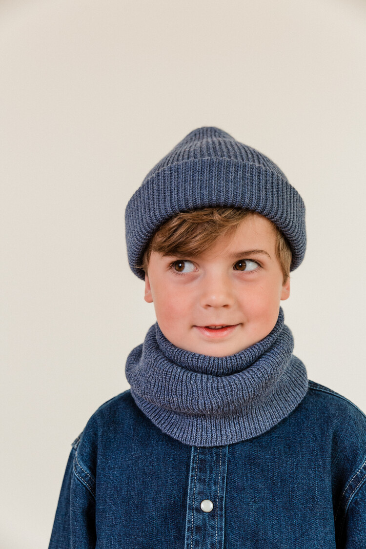 Hvid Hvid - Beanie Fonzie Denim
