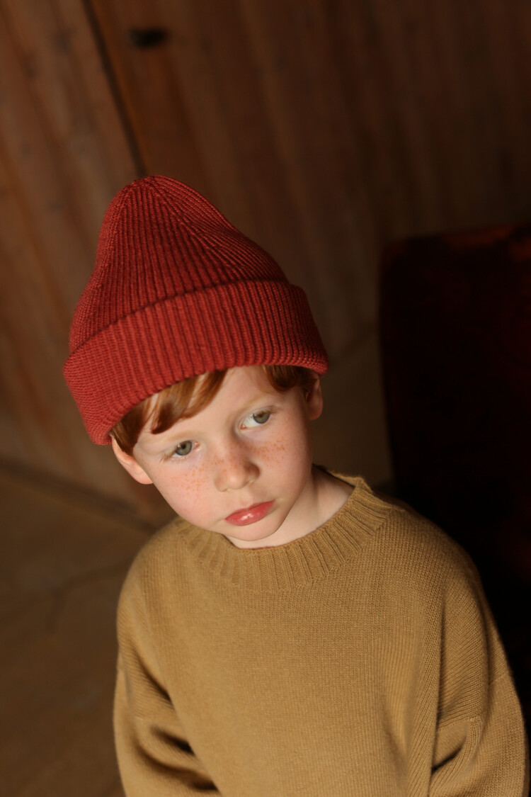 Hvid Hvid - Beanie Fonzie Wild Berry