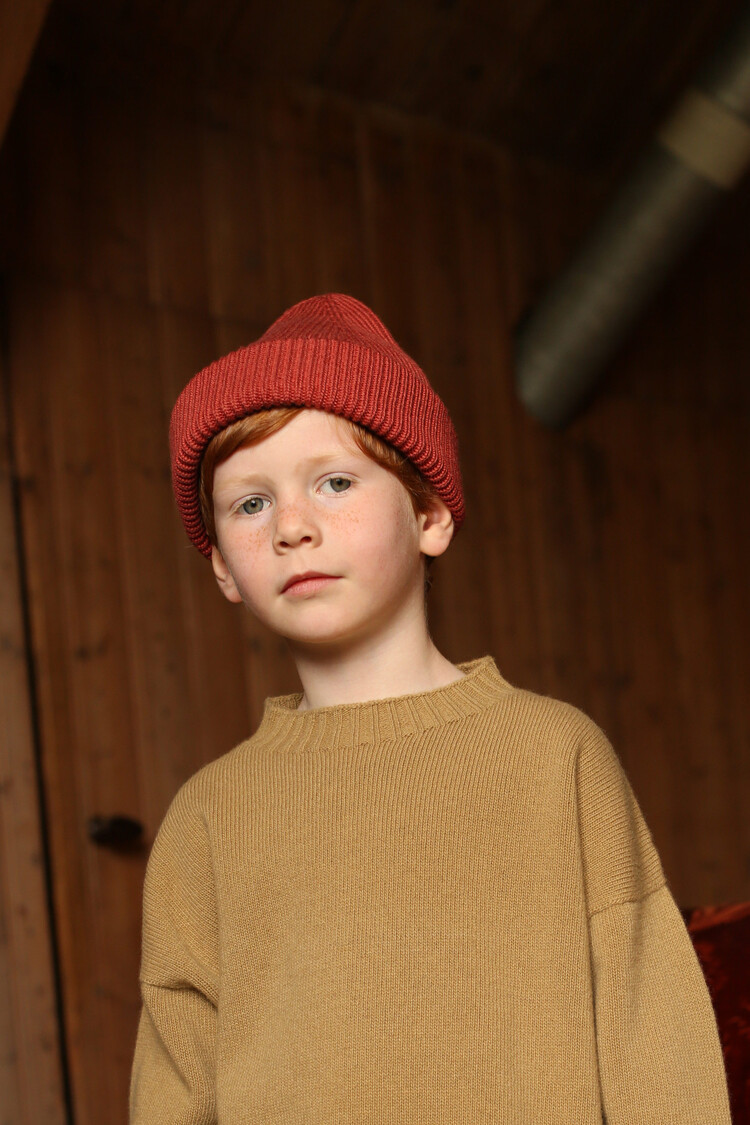 Hvid Hvid - Beanie Fonzie Wild Berry