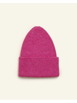 Hvid Hvid - Beanie Fonzie Fuchsia