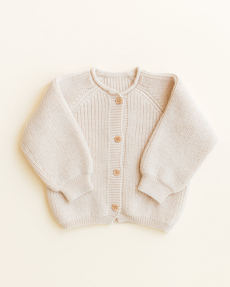 Hvid Cardigan Inga - Cream