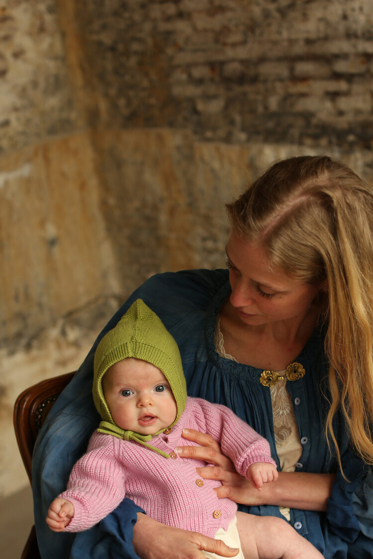 Hvid Cardigan Inga - Cotton Candy