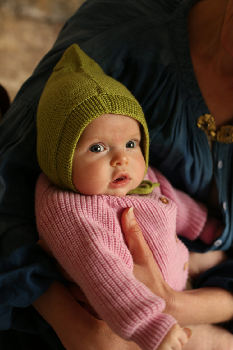 Hvid Cardigan Inga - Cotton Candy