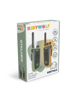 Kidywolf KIDYTALK Walkie talkies groen-oranje