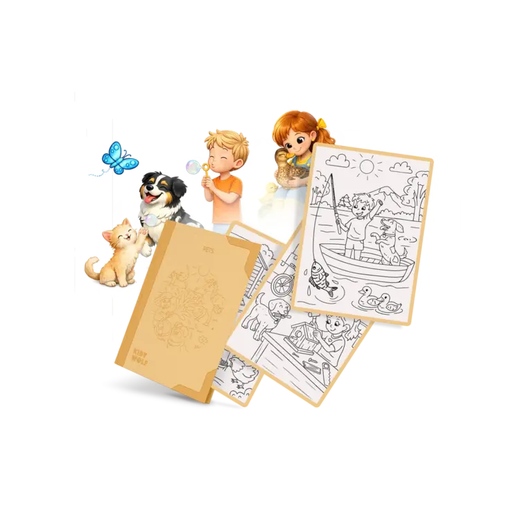 Kidywolf KIDYDRAW-REFILL8-PETS