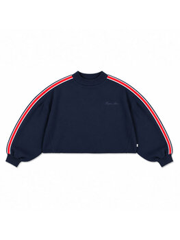 Repose AMS Crop heart sweater - Blue Note