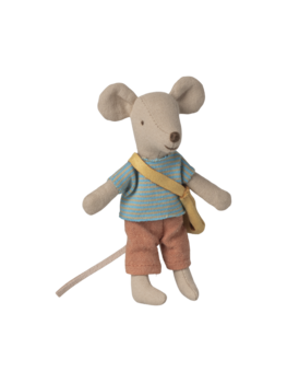 Maileg 17-6101-00 Little brother mouse with bag