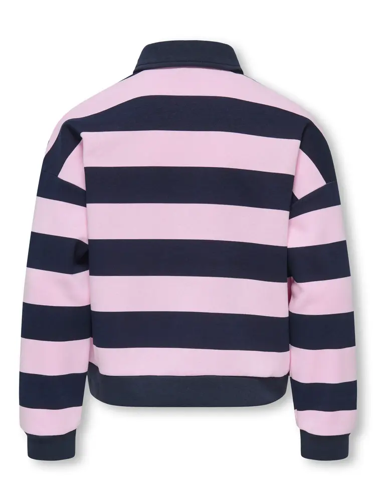 Only KOGSWEAT LS POLO - Pink Lady