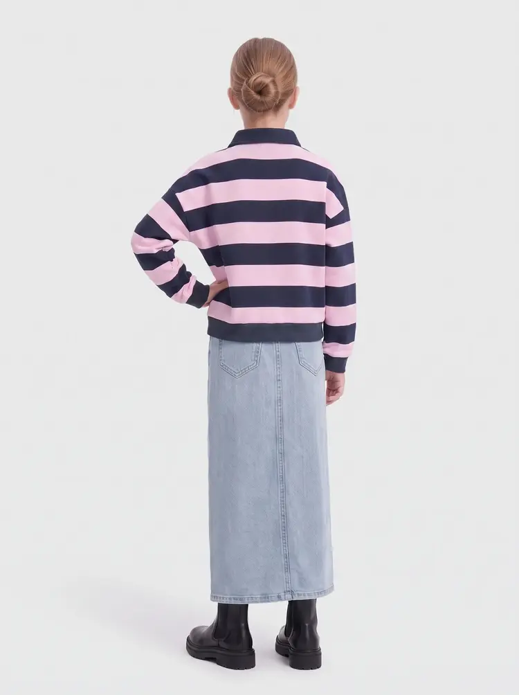 Only KOGSWEAT LS POLO - Pink Lady