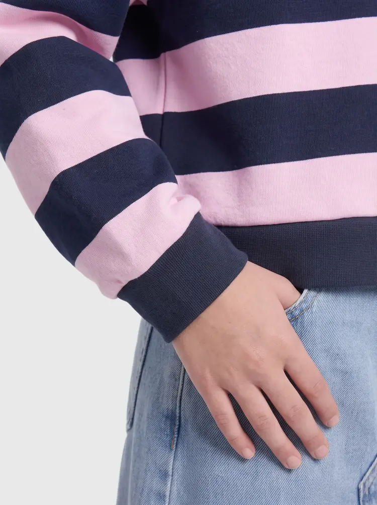 Only KOGSWEAT LS POLO - Pink Lady