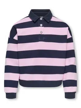 Only KOGSWEAT LS POLO - Pink Lady
