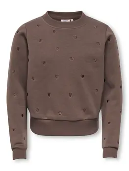 Only KOGATIKA L/S EMB HEART - Bracken