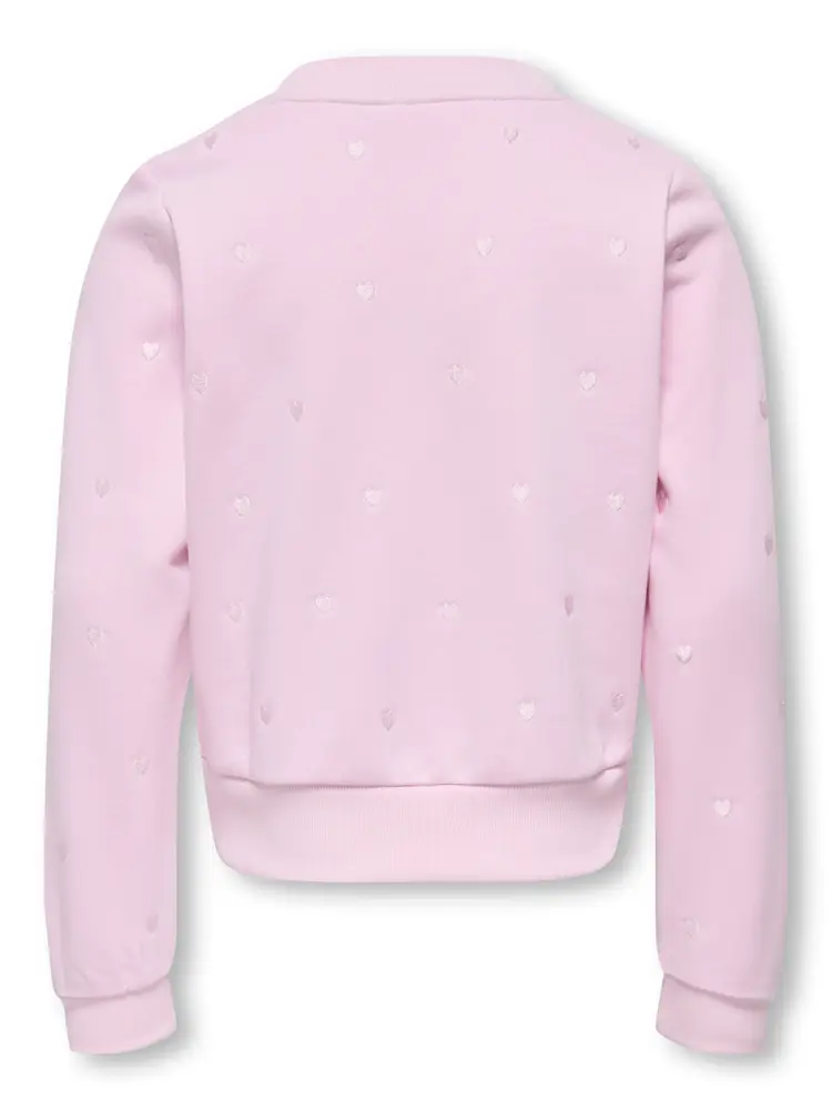 Only KOGATIKA L/S EMB HEART - Pink Lady
