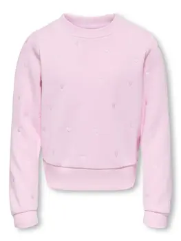 Only KOGATIKA L/S EMB HEART - Pink Lady