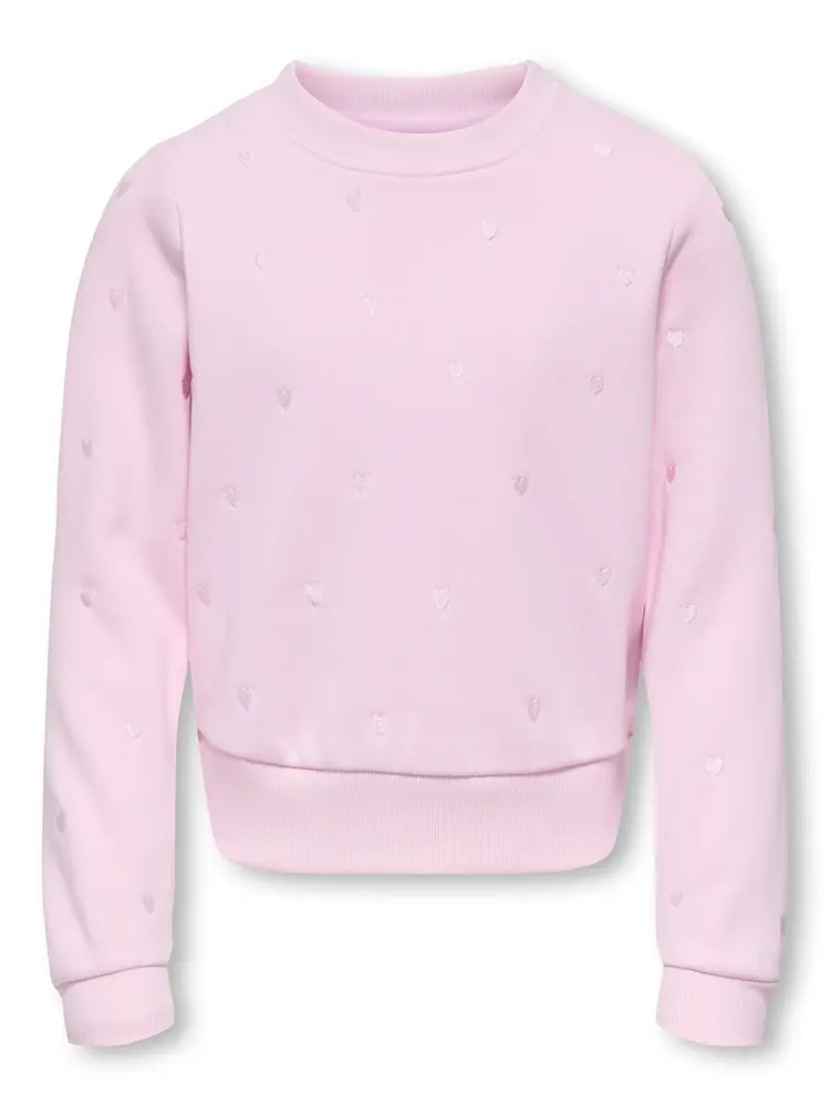 Only KOGATIKA L/S EMB HEART - Pink Lady