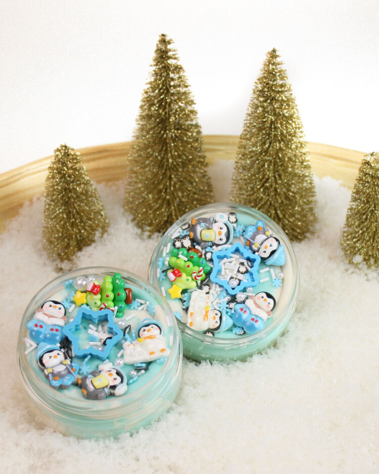 Invitation to Imagine Penguins in the Snow Surprise Pot