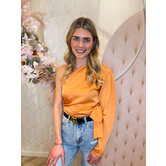 La Rebelle Satin Top Hailey Oranje