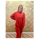 La Rebelle Jogging Trui Coco Rood