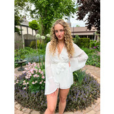 La Rebelle Playsuit Eva Wit