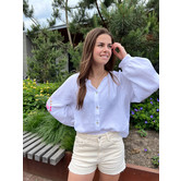 La Rebelle Blouse Ibiza Wit