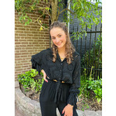 La Rebelle Broderie Blouse Lina Zwart
