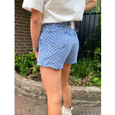 La Rebelle Spijker Short Dani Blauw