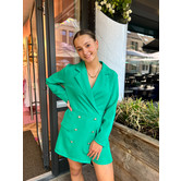 La Rebelle Blazer Playsuit Daphne Groen