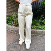 La Rebelle Satijnen Broek Maartje Off White