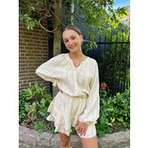 La Rebelle Playsuit Maureen Off White