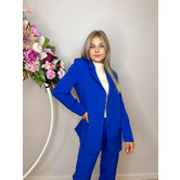 La Rebelle Blazer Daantje Kobalt Blauw