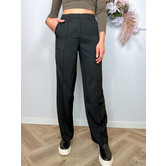 NA-KD X Rianne Meijer Wide Suit Trousers Black