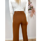 Pantalon bruin/rust | Daantje