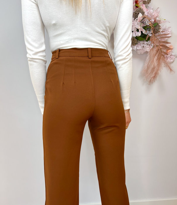 La Rebelle Pantalon bruin/rust | Daantje
