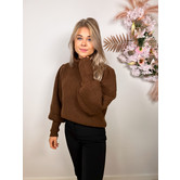Colourful Rebel Tani Knit | Brown