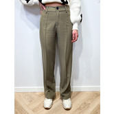 La Rebelle Chloe Pantalon Kaki Groen