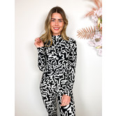 Colourful Rebel Neyo Top | Black/white
