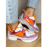 DWRS PLUTO scuba - Sneakers | White / Orange