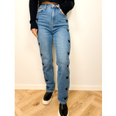 Vlinder Jeans Blauw