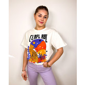 Colourful Rebel Panther Tee | Off white
