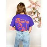 Colourful Rebel Just Peachy Tee | Dark purple
